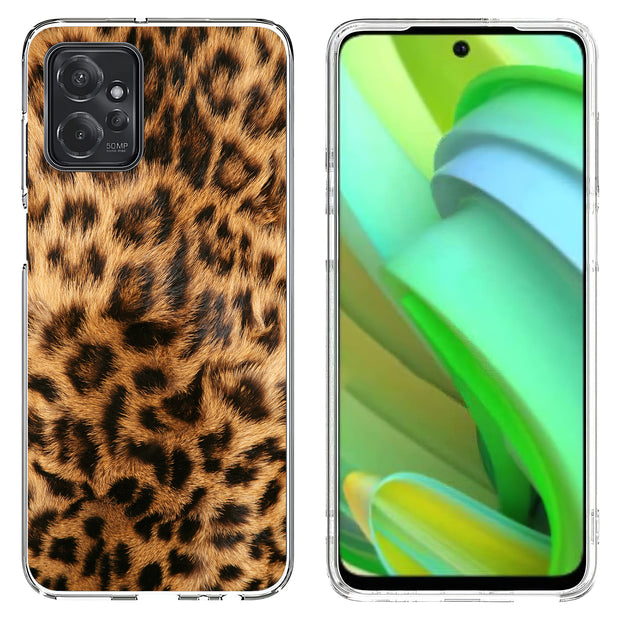 Leopard Skin Print Slim Cover For Motorola Moto G (Power, Stylus, Play, 5G), Print in USA