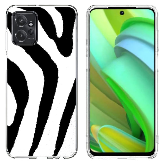 Zebra Stripe Print Slim Cover For Motorola Moto G (Power, Stylus, Play, 5G), Print in USA