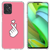 Finger Heart Print Slim Cover For Motorola Moto G (Power, Stylus, Play, 5G), Print in USA