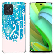 Music Note Print Slim Cover For Motorola Moto G (Power, Stylus, Play, 5G), Print in USA