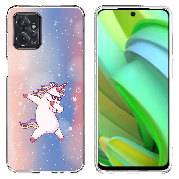 Unicorn Dab Print Slim Cover For Motorola Moto G (Power, Stylus, Play, 5G), Print in USA