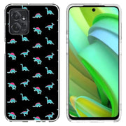 Dinosaurs Shape Print Slim Cover For Motorola Moto G (Power, Stylus, Play, 5G), Print in USA