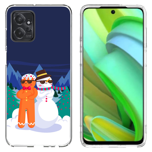 Cool Snowman Print Slim Cover For Motorola Moto G (Power, Stylus, Play, 5G), Print in USA