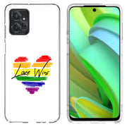 Rainbow Love 2 Print Slim Cover For Motorola Moto G (Power, Stylus, Play, 5G), Print in USA