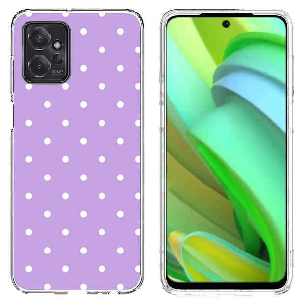 Polka Dot 5 Print Slim Cover For Motorola Moto G (Power, Stylus, Play, 5G), Print in USA