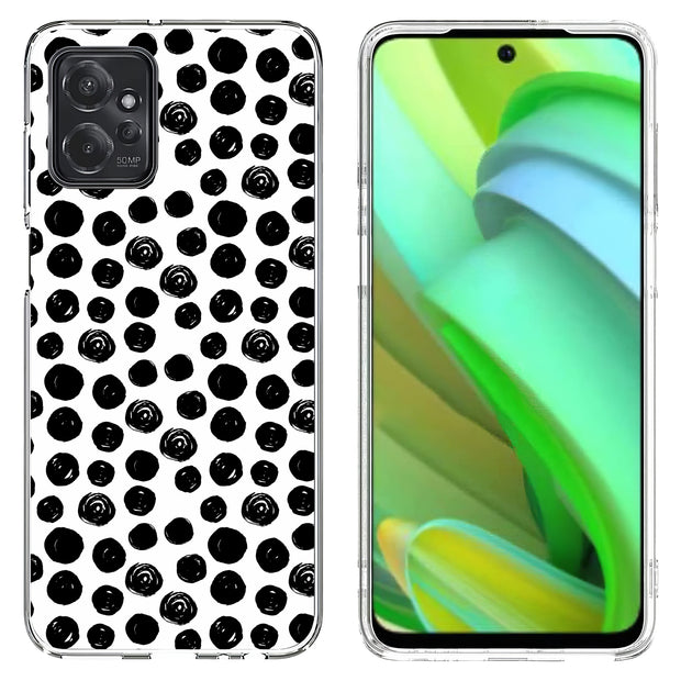 Polka Dot 8 Print Slim Cover For Motorola Moto G (Power, Stylus, Play, 5G), Print in USA