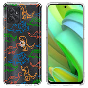 Dinosaur Cute 3 Print Slim Cover For Motorola Moto G (Power, Stylus, Play, 5G), Print in USA