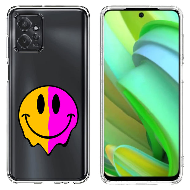 Smiley Face 1 Print Slim Cover For Motorola Moto G (Power, Stylus, Play, 5G), Print in USA