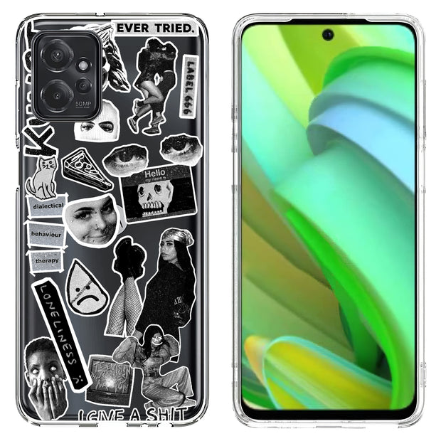 Grunge Collage5 Print Slim Cover For Motorola Moto G (Power, Stylus, Play, 5G), Print in USA