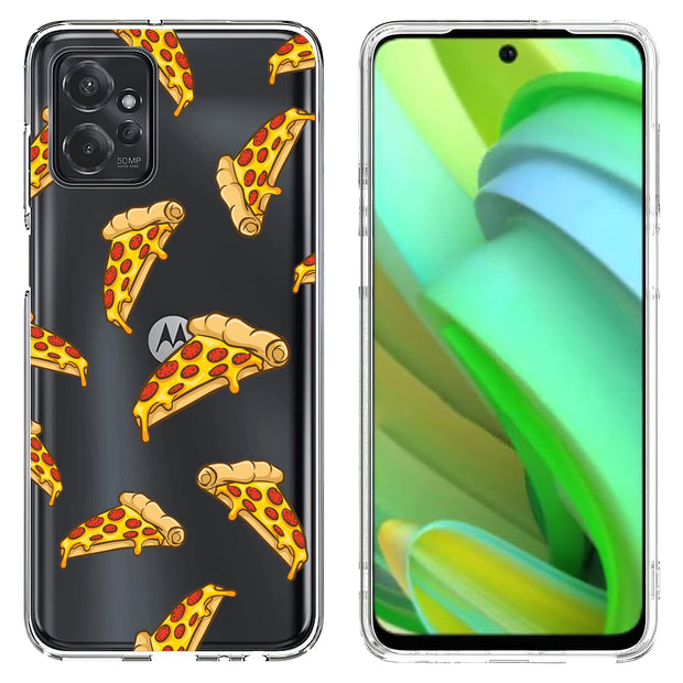 Yummy Pizza Print Slim Cover For Motorola Moto G (Power, Stylus, Play, 5G), Print in USA