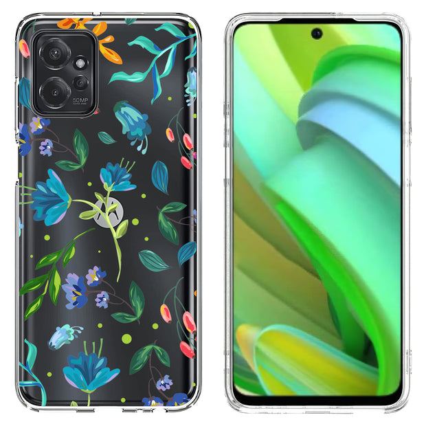 Flower 2 Print Slim Cover For Motorola Moto G (Power, Stylus, Play, 5G), Print in USA