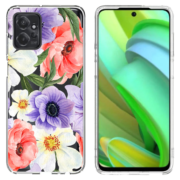 Flower 9 Print Slim Cover For Motorola Moto G (Power, Stylus, Play, 5G), Print in USA