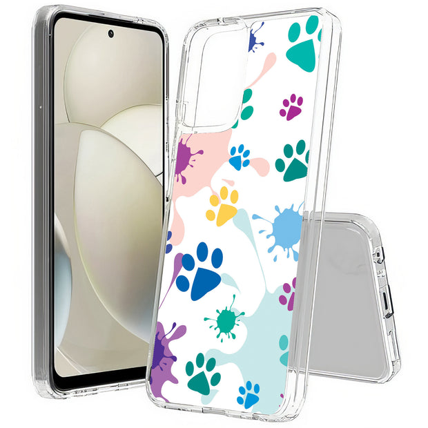 Paw Color 2 Print Slim Cover For Motorola Moto G (Power, Stylus, Play, 5G), Print in USA