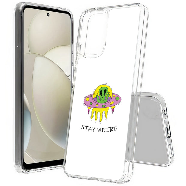 Alien Weird Print Slim Cover For Motorola Moto G (Power, Stylus, Play, 5G), Print in USA