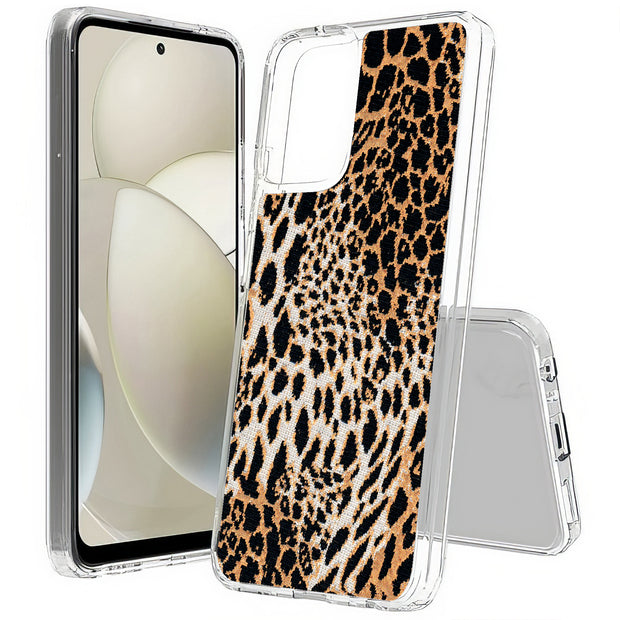 Leopard Pattern Print Slim Cover For Motorola Moto G (Power, Stylus, Play, 5G), Print in USA