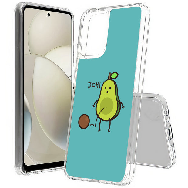 Funny Avocado 2 Print Slim Cover For Motorola Moto G (Power, Stylus, Play, 5G), Print in USA