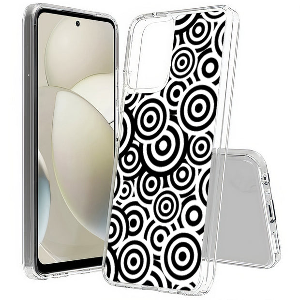 Circles Print Slim Cover For Motorola Moto G (Power, Stylus, Play, 5G), Print in USA