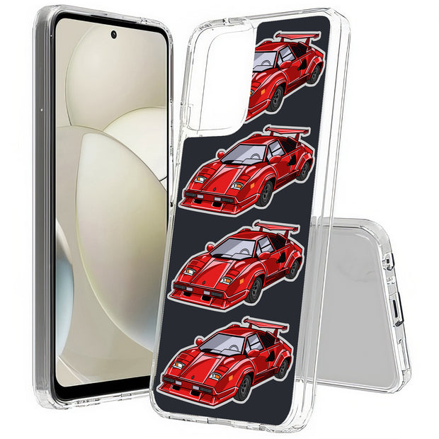 Lambo Countach Print Slim Cover For Motorola Moto G (Power, Stylus, Play, 5G), Print in USA