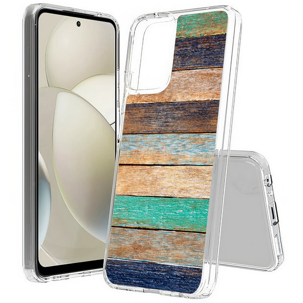 Wood 5 Print Slim Cover For Motorola Moto G (Power, Stylus, Play, 5G), Print in USA