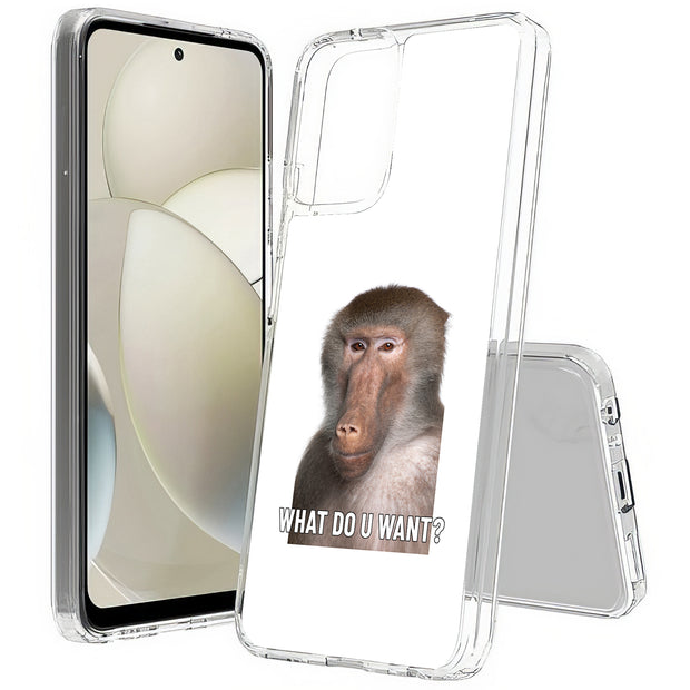 Meme Monkey 4 Print Slim Cover For Motorola Moto G (Power, Stylus, Play, 5G), Print in USA