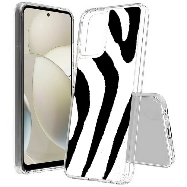 Zebra Stripe Print Slim Cover For Motorola Moto G (Power, Stylus, Play, 5G), Print in USA