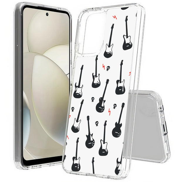 Rock Guitar Print Slim Cover For Motorola Moto G (Power, Stylus, Play, 5G), Print in USA