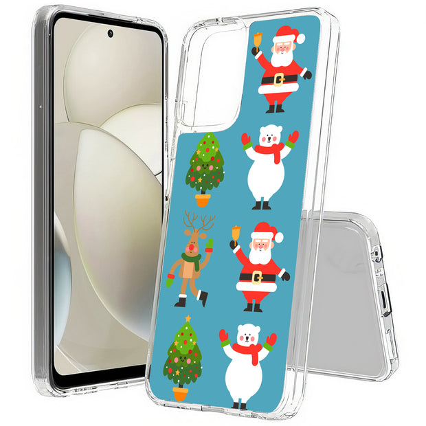 Cute Christmas Print Slim Cover For Motorola Moto G (Power, Stylus, Play, 5G), Print in USA