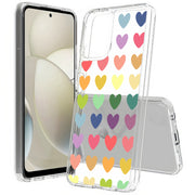 Colorful Hearts Print Slim Cover For Motorola Moto G (Power, Stylus, Play, 5G), Print in USA