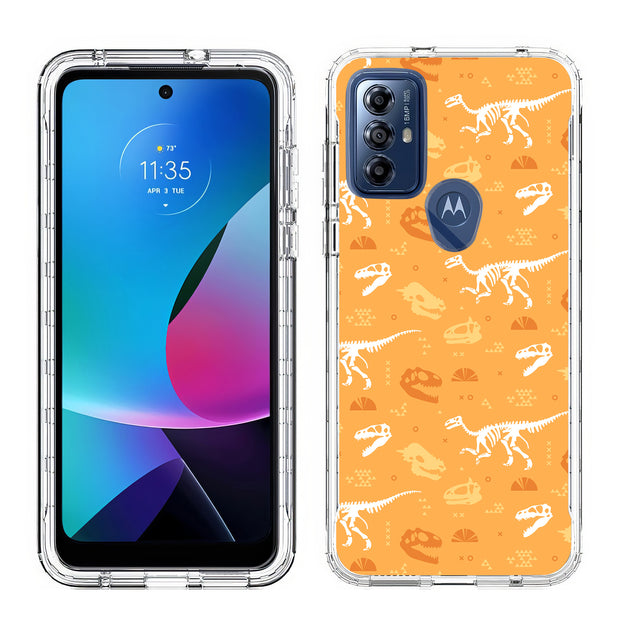 Dinosaur 5 Print Slim Cover For Motorola Moto G (Power, Stylus, Play, 5G), Print in USA