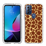 Giraffe Spot Print Slim Cover For Motorola Moto G (Power, Stylus, Play, 5G), Print in USA