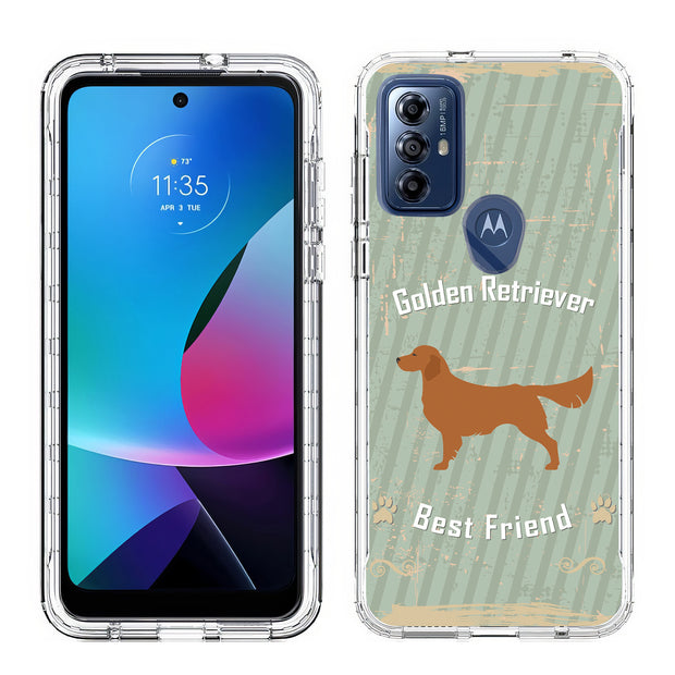 Retriever Dog Print Slim Cover For Motorola Moto G (Power, Stylus, Play, 5G), Print in USA