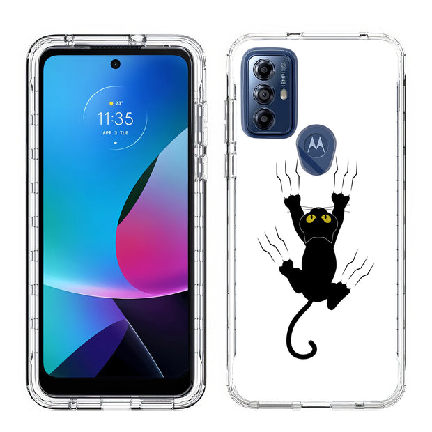 Cat Scratch Print Slim Cover For Motorola Moto G (Power, Stylus, Play, 5G), Print in USA