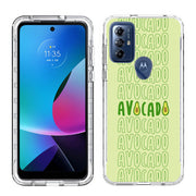 Avocado Text  Print Slim Cover For Motorola Moto G (Power, Stylus, Play, 5G), Print in USA