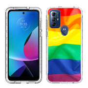 Rainbow LGBTQ Print Slim Cover For Motorola Moto G (Power, Stylus, Play, 5G), Print in USA