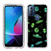 Space Alien Print Slim Cover For Motorola Moto G (Power, Stylus, Play, 5G), Print in USA