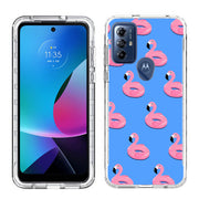 Cute Flamingo Print Slim Cover For Motorola Moto G (Power, Stylus, Play, 5G), Print in USA