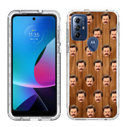 Ron Swanson Print Slim Cover For Motorola Moto G (Power, Stylus, Play, 5G), Print in USA