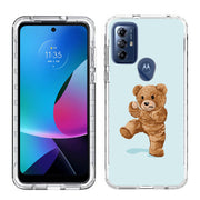 Teddy Fight Print Slim Cover For Motorola Moto G (Power, Stylus, Play, 5G), Print in USA