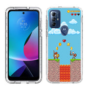 Retro Games 3 Print Slim Cover For Motorola Moto G (Power, Stylus, Play, 5G), Print in USA