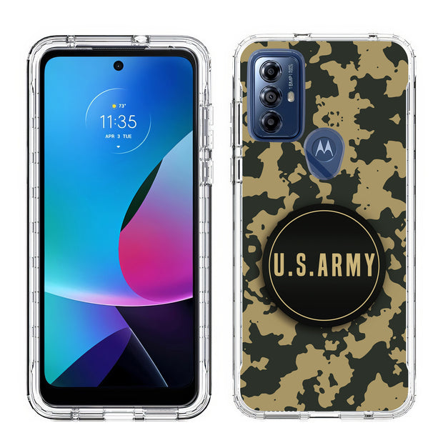 US Army 1 Print Slim Cover For Motorola Moto G (Power, Stylus, Play, 5G), Print in USA