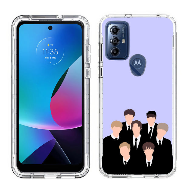 BTS KPOP 10 Print Slim Cover For Motorola Moto G (Power, Stylus, Play, 5G), Print in USA