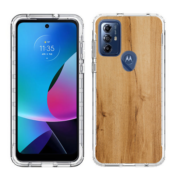 Wood 12 Print Slim Cover For Motorola Moto G (Power, Stylus, Play, 5G), Print in USA