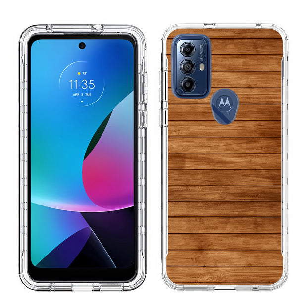 Wood 14 Print Slim Cover For Motorola Moto G (Power, Stylus, Play, 5G), Print in USA