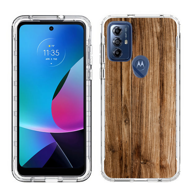 Wood 19 Print Slim Cover For Motorola Moto G (Power, Stylus, Play, 5G), Print in USA