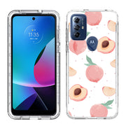 Juicy Peach Print Slim Cover For Motorola Moto G (Power, Stylus, Play, 5G), Print in USA