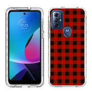 Classic Plaid Print Slim Cover For Motorola Moto G (Power, Stylus, Play, 5G), Print in USA