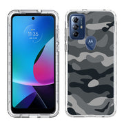 Winter Camo Print Slim Cover For Motorola Moto G (Power, Stylus, Play, 5G), Print in USA