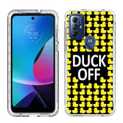 Duck OFF Print Slim Cover For Motorola Moto G (Power, Stylus, Play, 5G), Print in USA