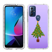 Xmas Tree Print Slim Cover For Motorola Moto G (Power, Stylus, Play, 5G), Print in USA