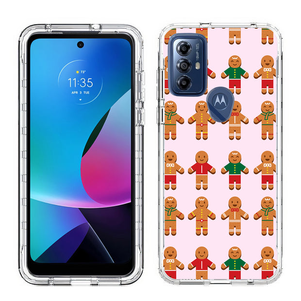 Gingerbread Man Print Slim Cover For Motorola Moto G (Power, Stylus, Play, 5G), Print in USA